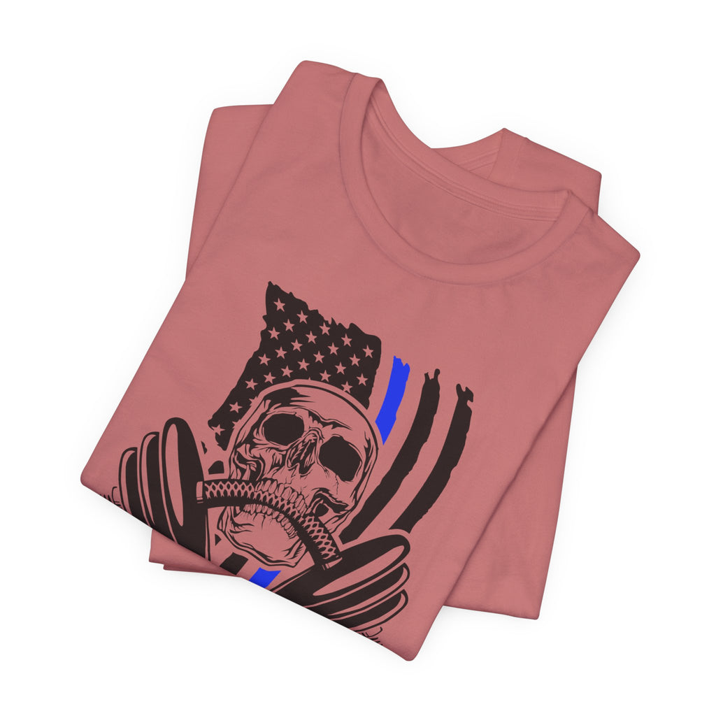 Amplified Skull Barbell Tee