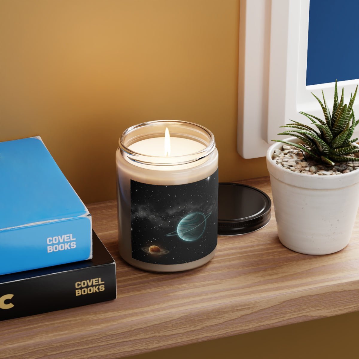 Galactic Nights Scented Candle — 9oz Space Planet Aromatherapy Candle
