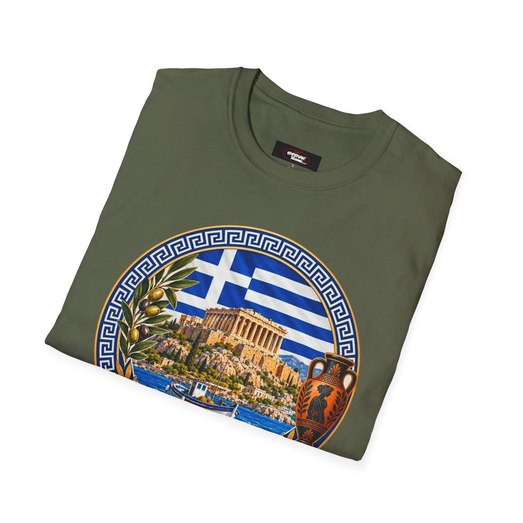 Greece Vintage Travel T-Shirt — Athens Parthenon Souvenir Tee