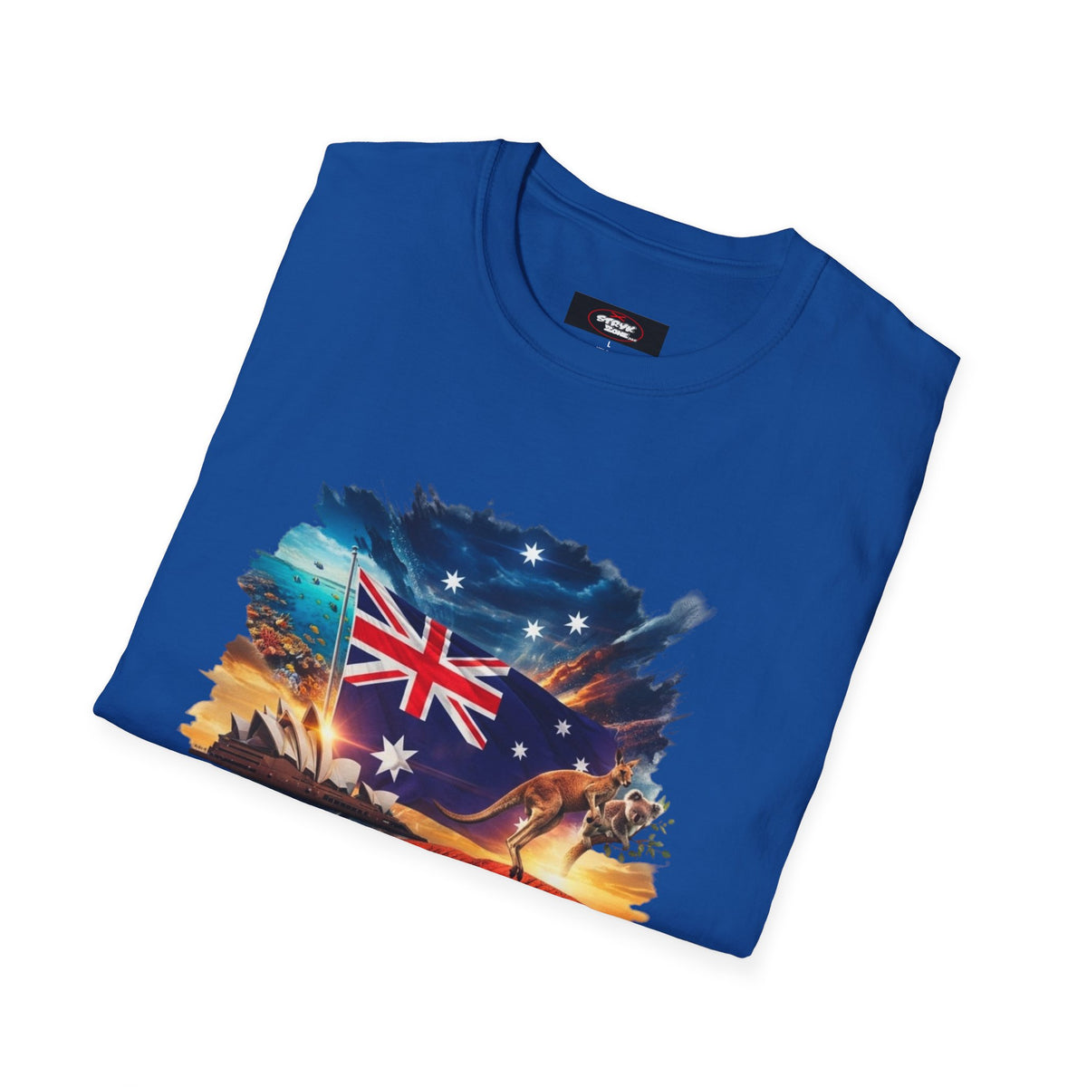 Australia Flag Uluru T‑Shirt — Outback Sunset Aussie Pride Tee