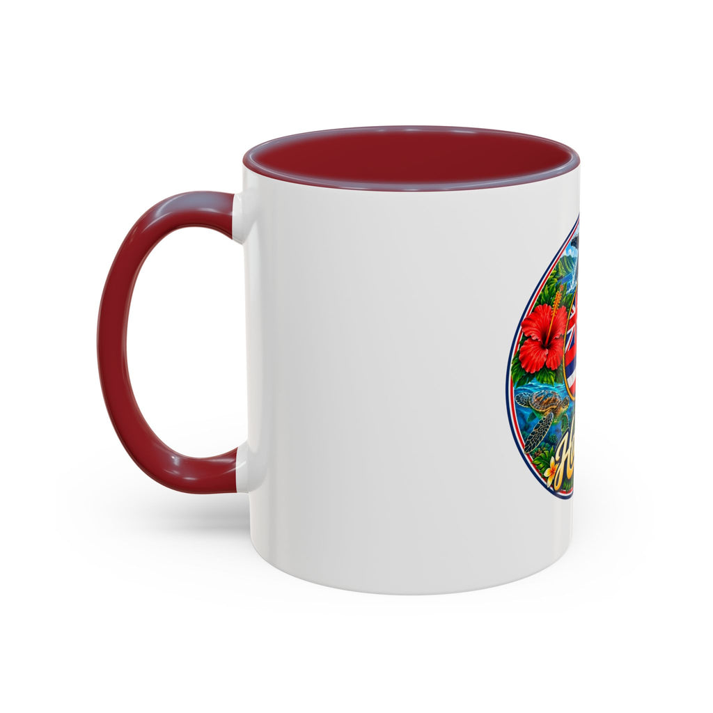 Hawaii Scenic Accent Coffee Mug - Island Seal Design (11/15 oz)