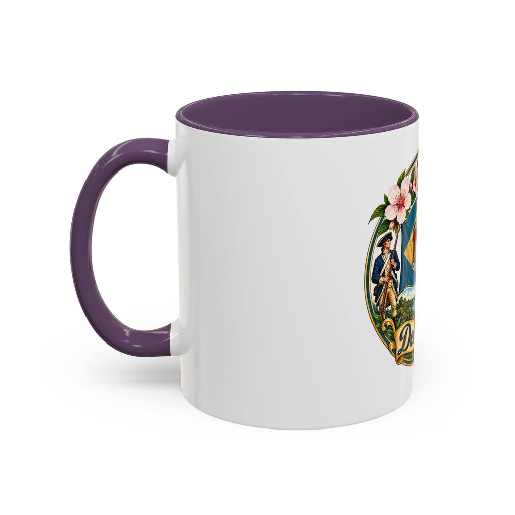 Delaware State Seal Accent Coffee Mug – 11/15oz