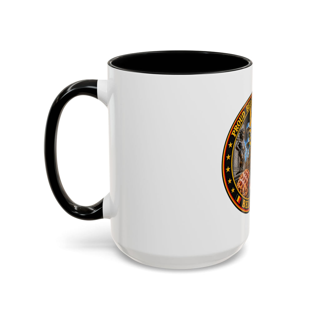 Belgian Heritage Accent Coffee Mug — Belgium Beer, Waffles & Chocolates Design