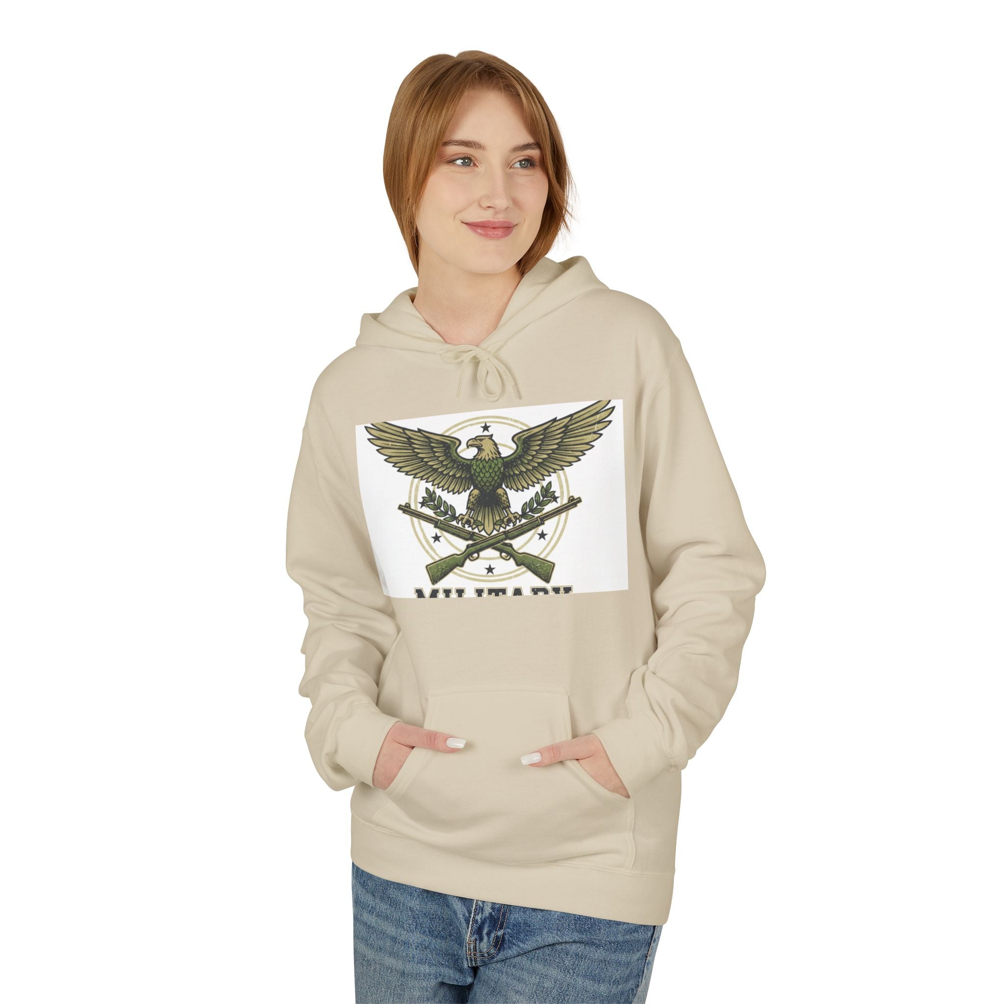 Military Hoodie — Tactical Camouflage Fleece