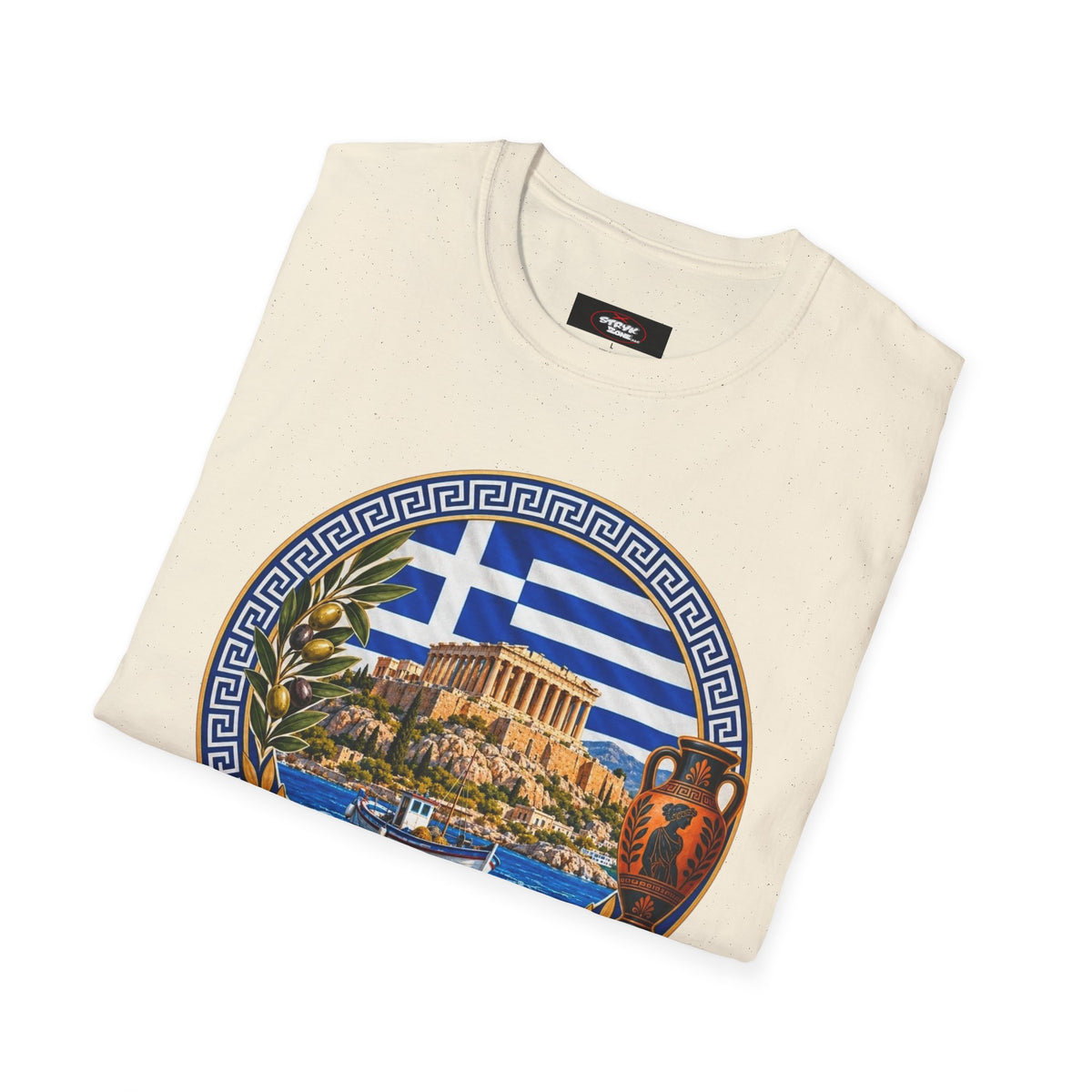 Greece Vintage Travel T-Shirt — Athens Parthenon Souvenir Tee