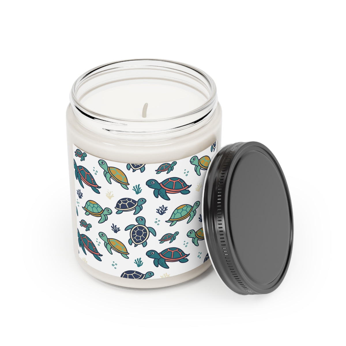 Turtle Scented Candle — 9oz Ocean Breeze Soy Candle