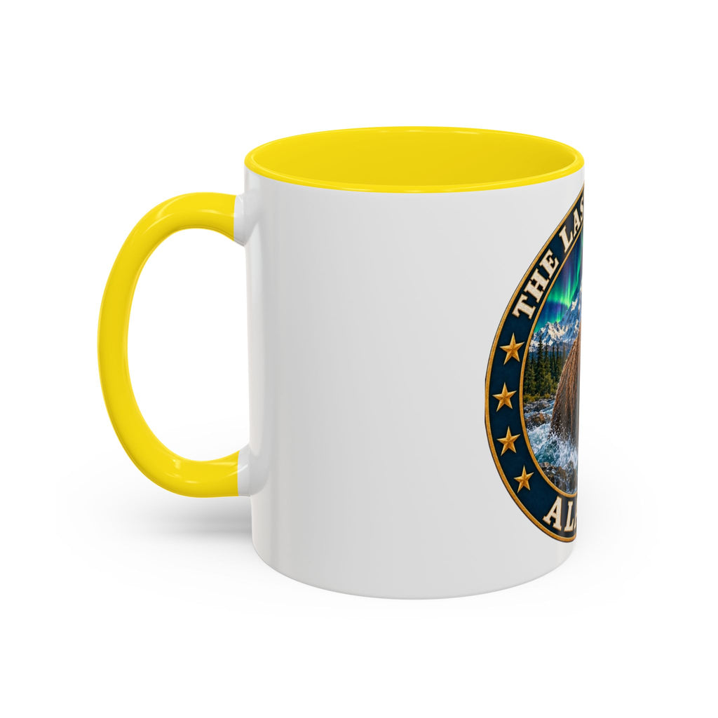 Alaska The Last Frontier Mug — Bear & Northern Lights Coffee Cup (11/15oz)
