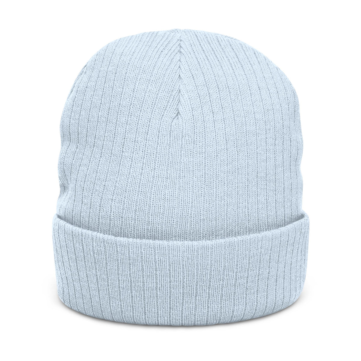 Embroidered Ribbed Beanie with 'Locked In' Logo – Warm Winter Knit Cap