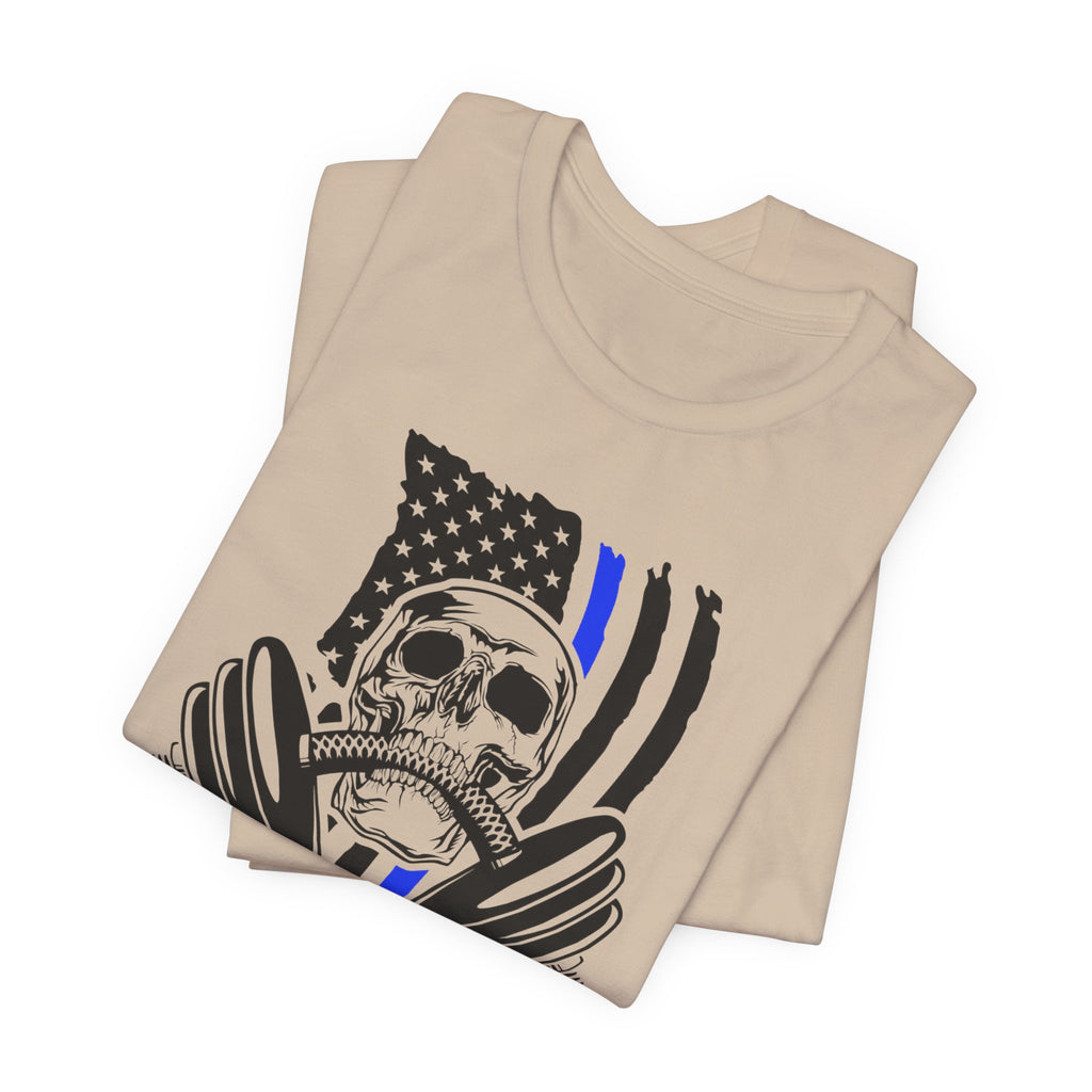 Amplified Skull Barbell Tee