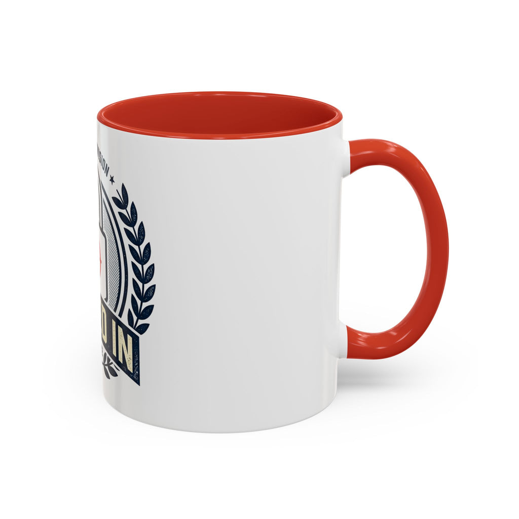 Locked In Accent Coffee Mug — 'Locked In' Motivational Ceramic Mug (11/15 oz)