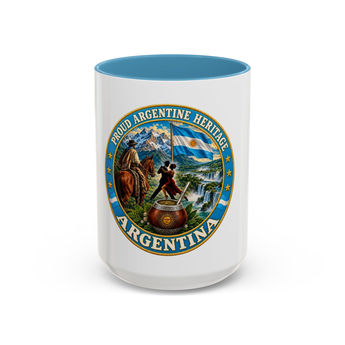 Argentina Heritage Coffee Mug — Proud Argentine Heritage Design (11/15oz)