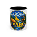 Idaho Gem State Coffee Mug — Mountain, Elk & Potato Travel Souvenir (11/15oz)
