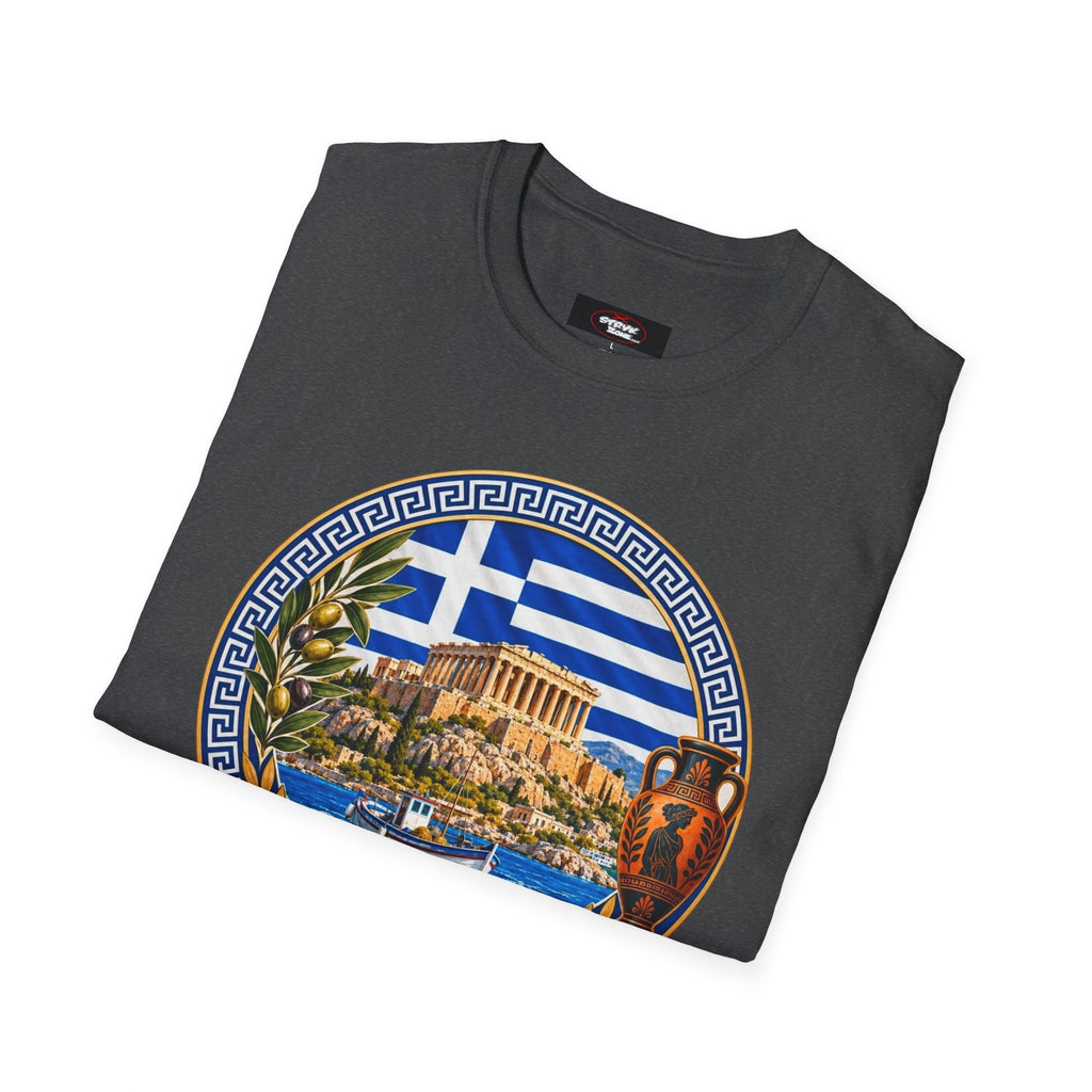 Greece Vintage Travel T-Shirt — Athens Parthenon Souvenir Tee