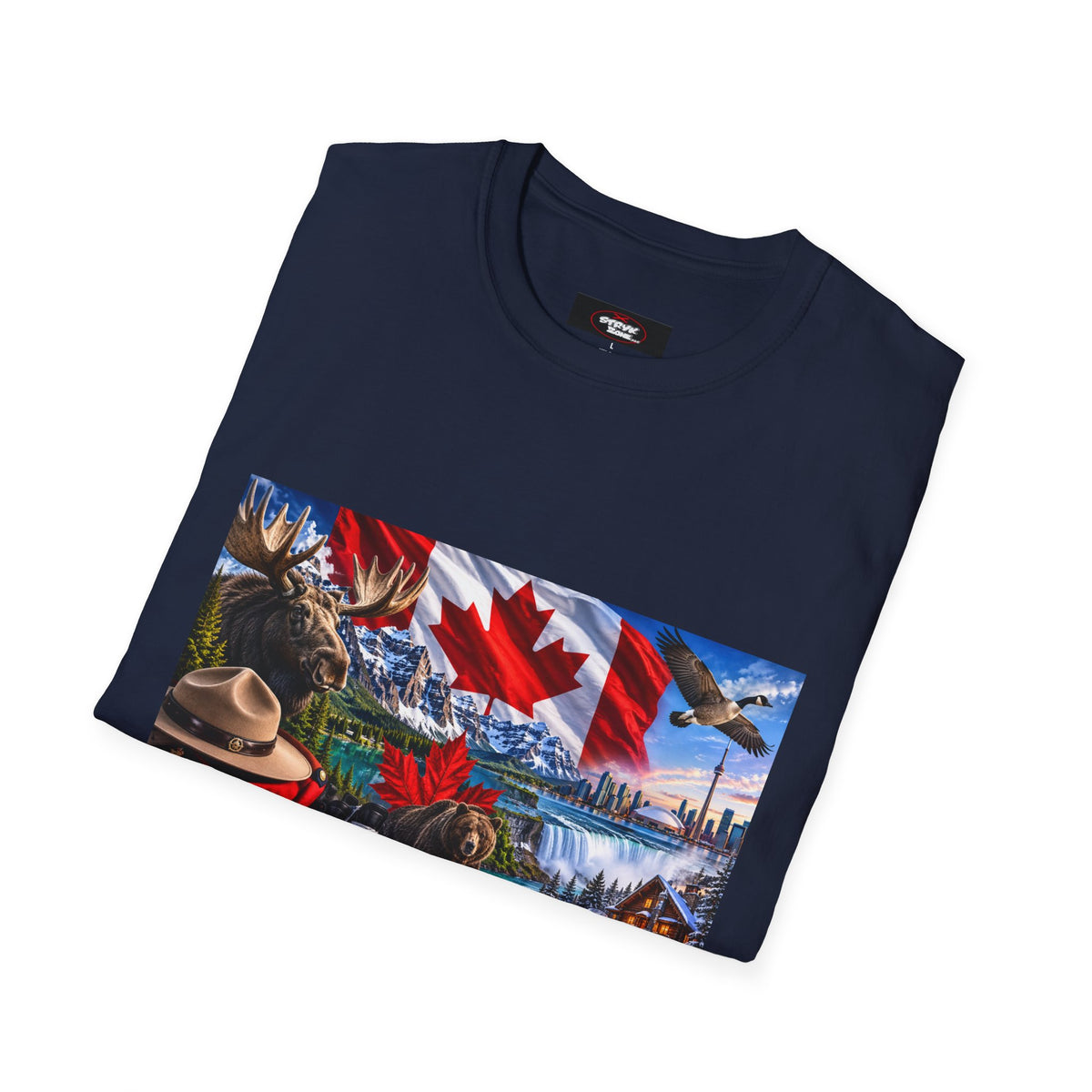 Canada Pride T-Shirt – Maple Leaf Landscape Graphic Tee