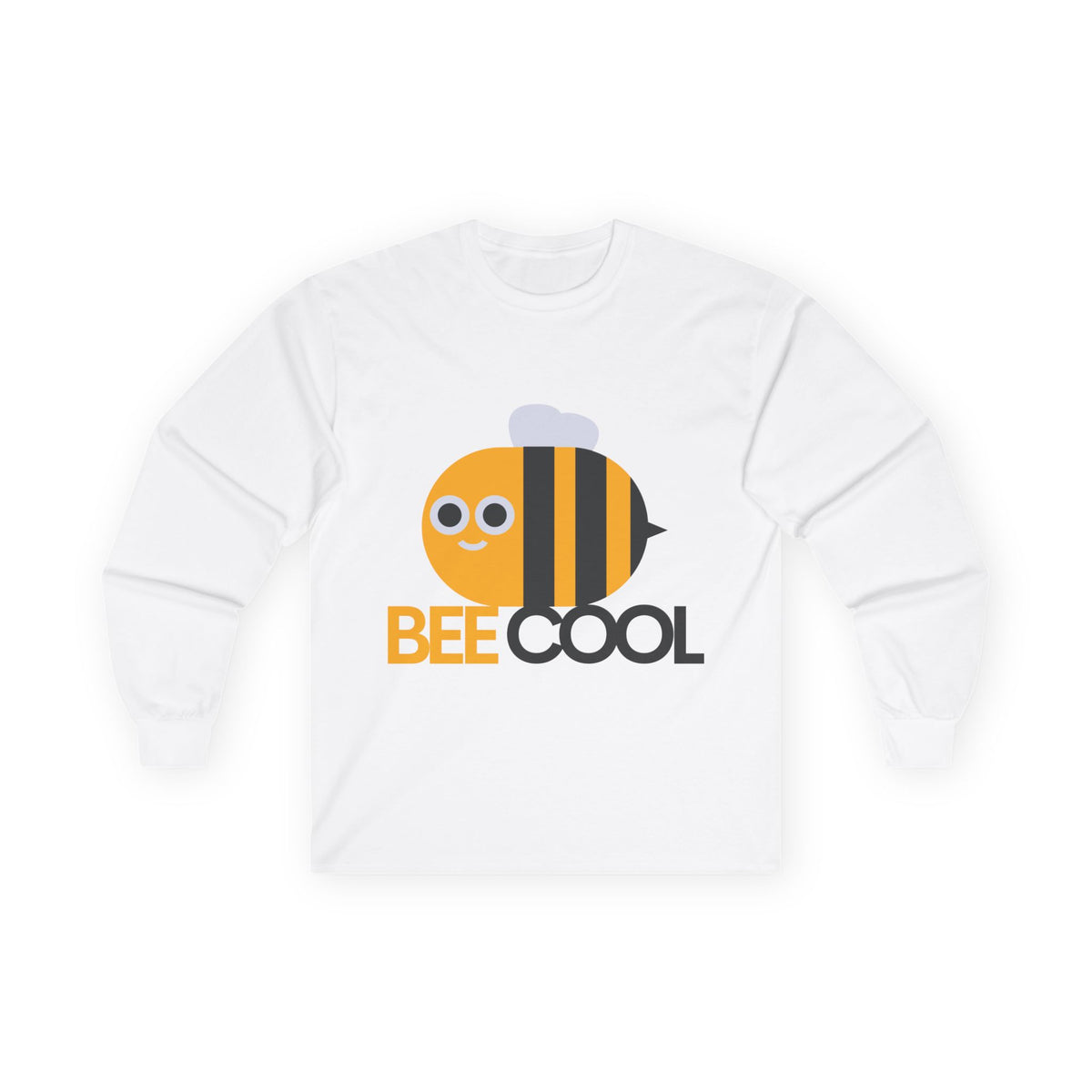Bee Cool Long Sleeve Tee — Cute Bumblebee Graphic Shirt