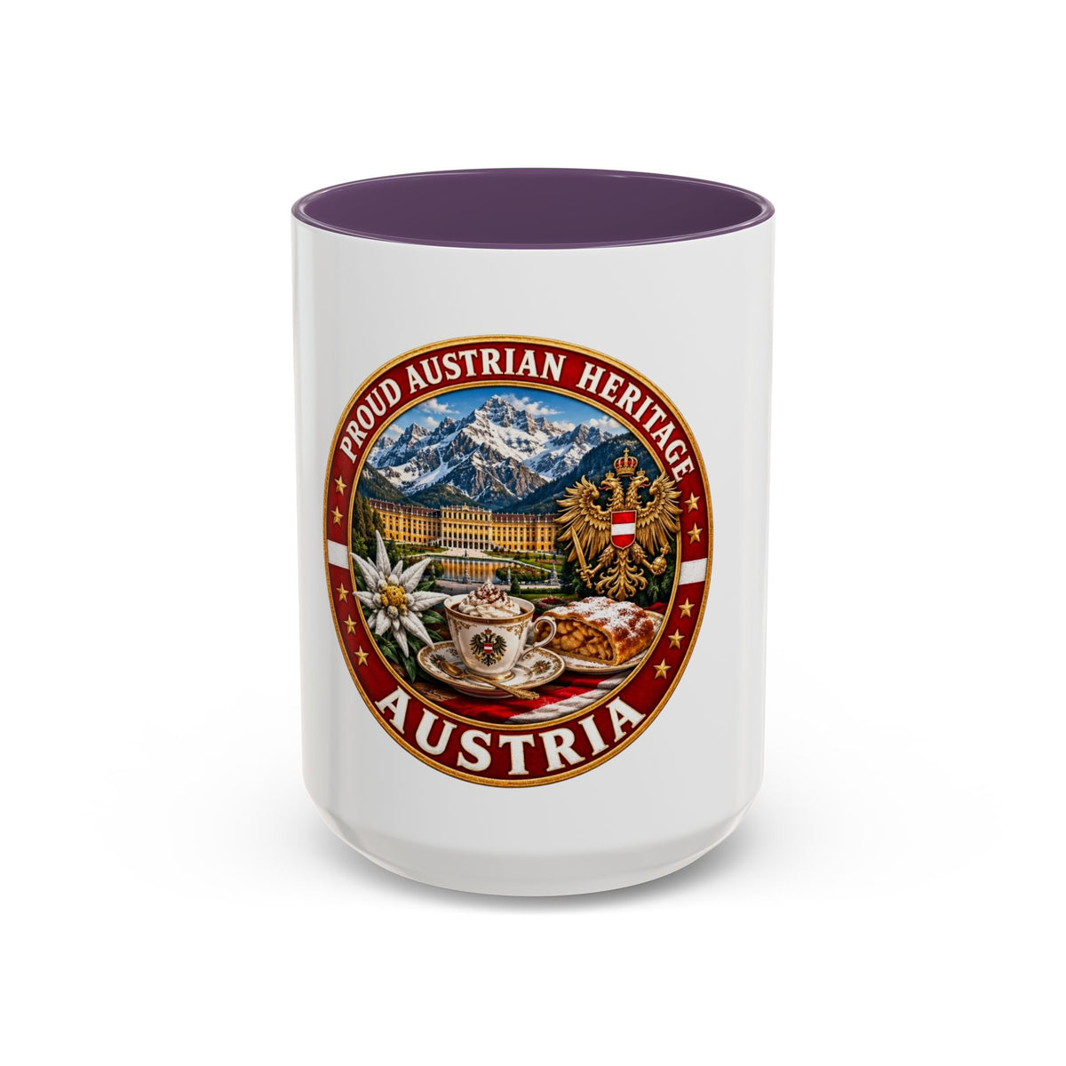 Austria Heritage Coffee Mug — Proud Austrian Heritage Accent Mug (11/15oz)