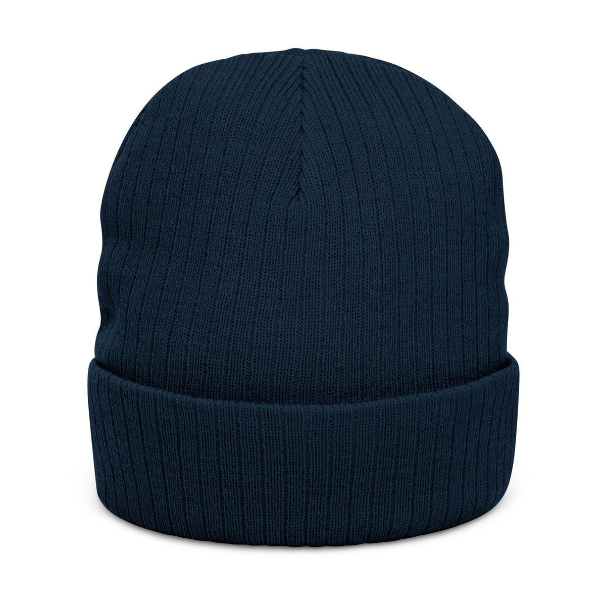 Embroidered Ribbed Beanie with 'Locked In' Logo – Warm Winter Knit Cap