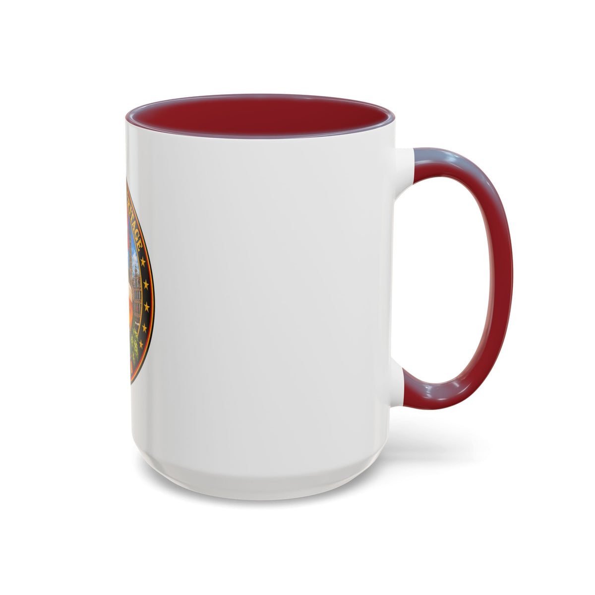 Belgian Heritage Accent Coffee Mug — Belgium Beer, Waffles & Chocolates Design