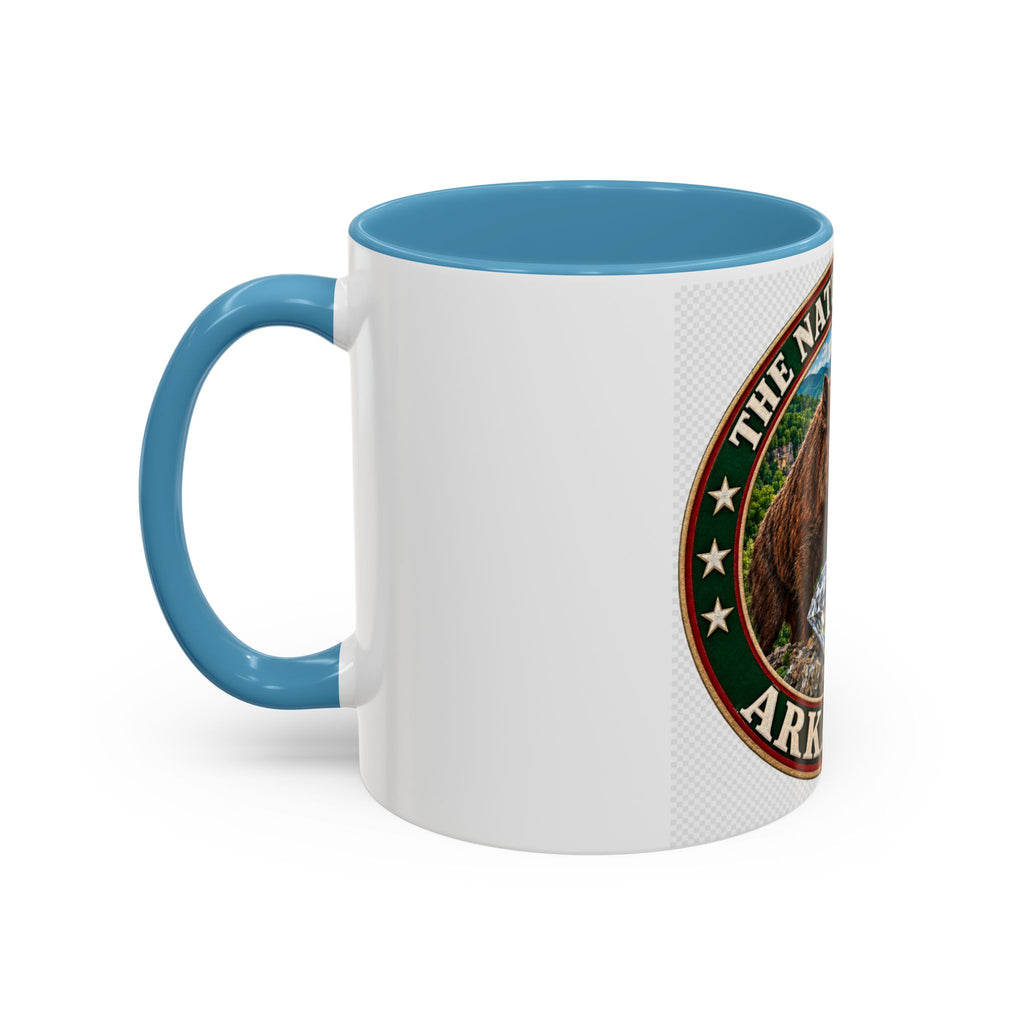 Arkansas State Mug - "The Natural State" Wild Boar, Diamond & Apple Blossom Coffee Cup (11/15oz)