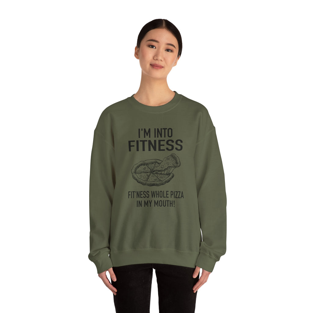 Witty Slice Lover Crewneck