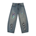 Men's Distressed Barrel Leg Jeans | StrykZone, LLC