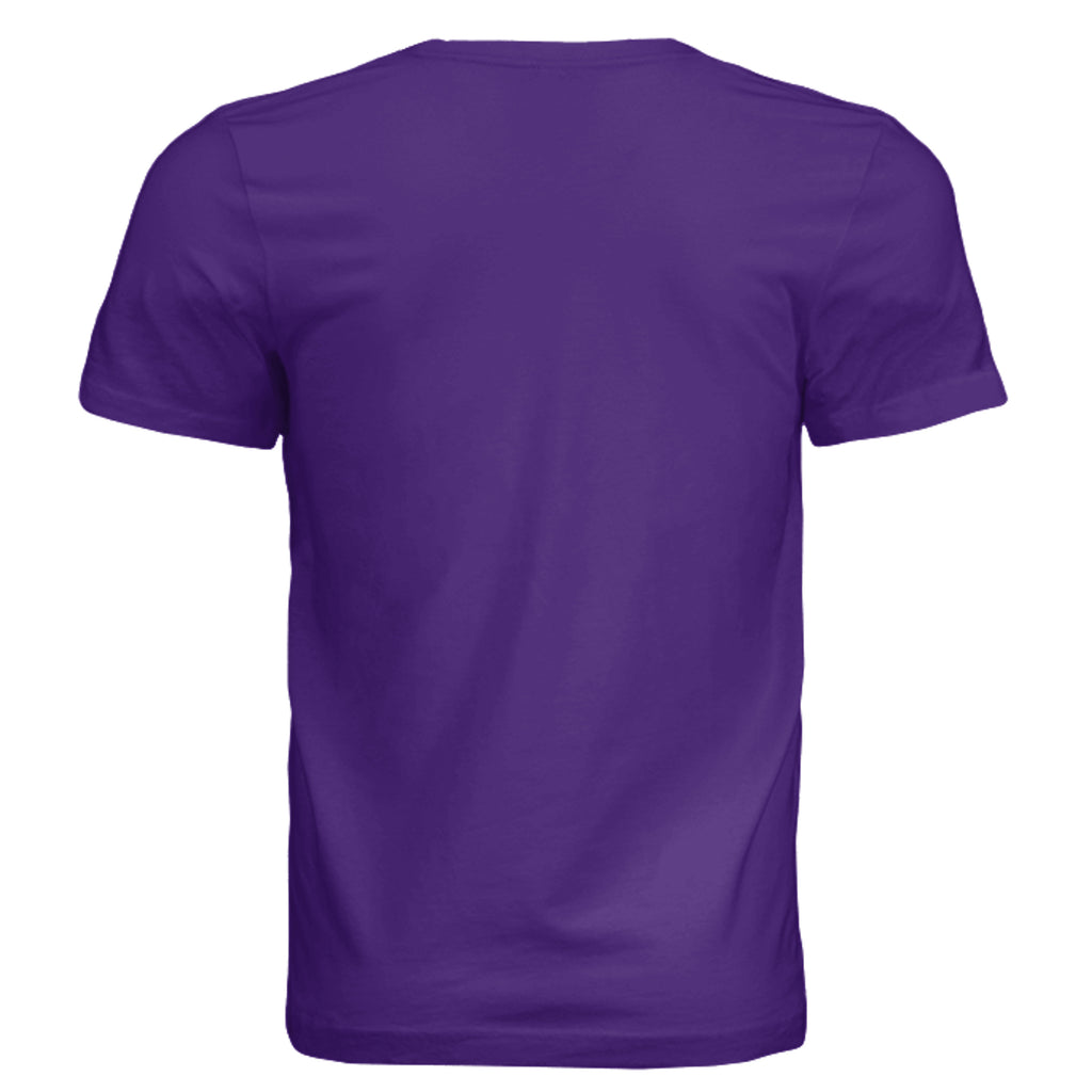 Solid Team Purple Triblend - 3413C - BACK