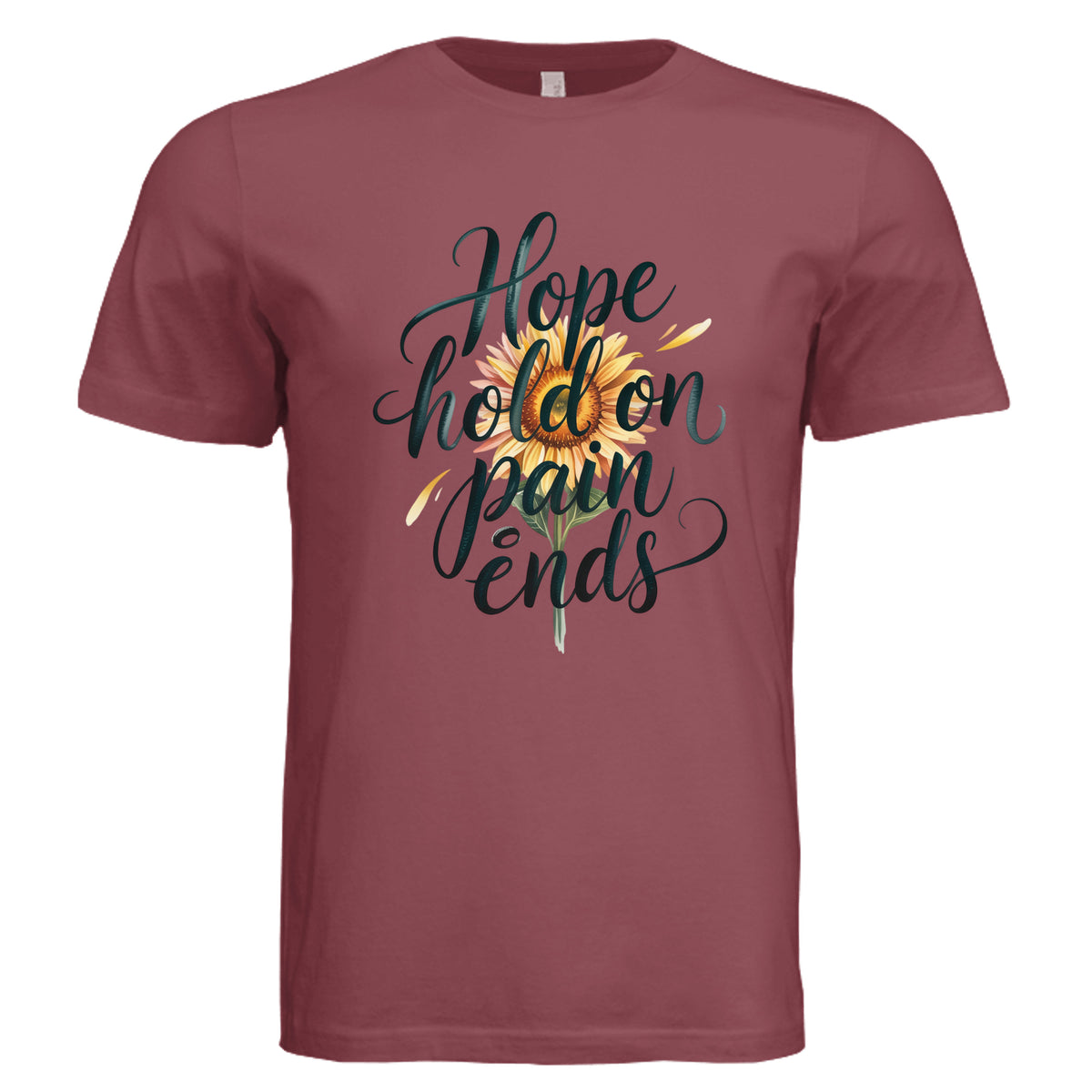 Solid Maroon Triblend - 3413C - FRONT