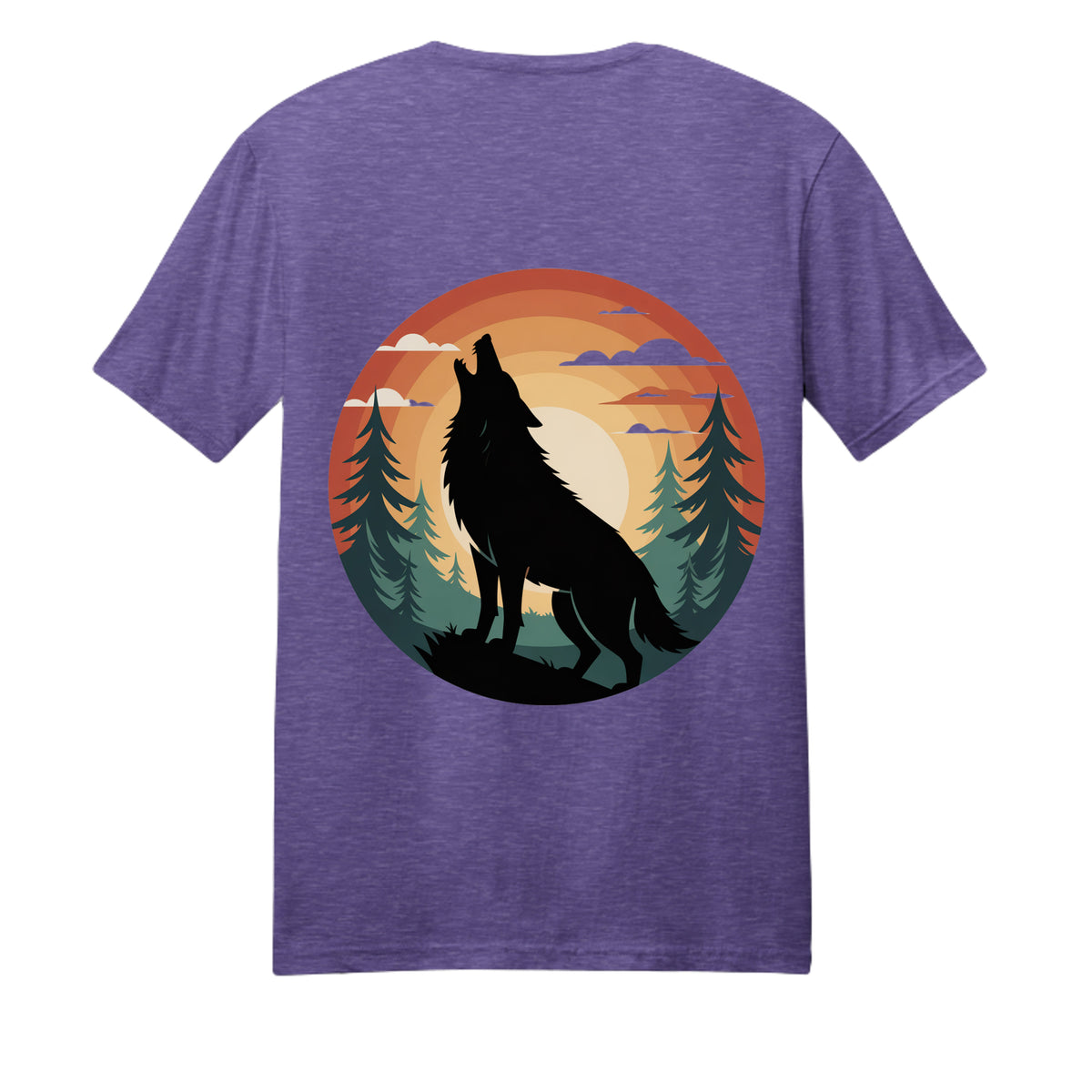 Electric Purple Heather - DM108 - BACK