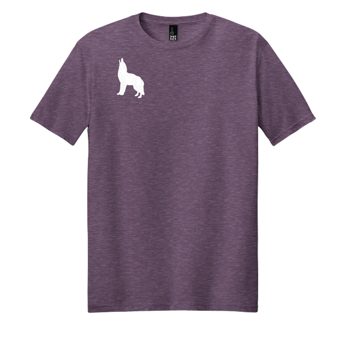 Heathered Eggplant - DM108 - FRONT