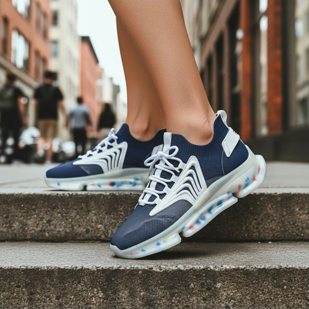 Men's Mesh Sneakers — Lightweight Breathable Athletic Shoes for Everyday Wear