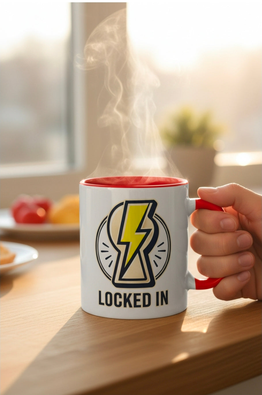 Locked In Accent Coffee Mug — 11/15 oz