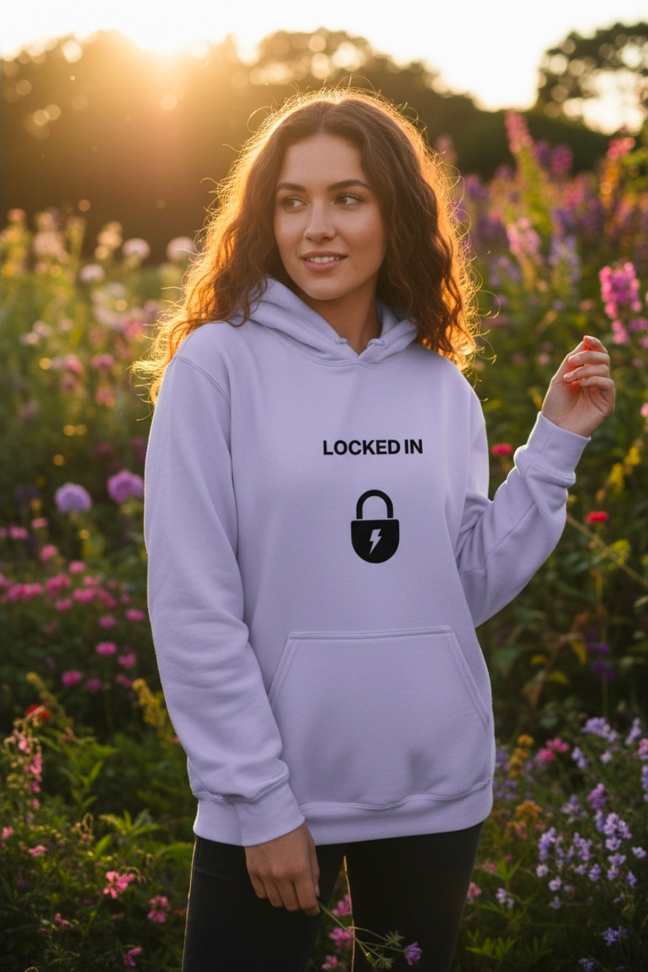 Locked In Motivational Hoodie