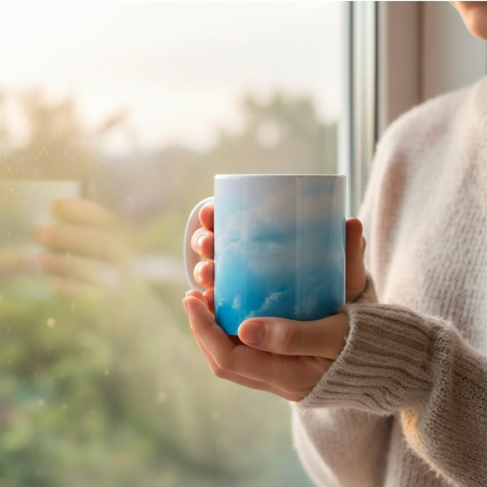Blue Sky Cup Ceramic Mug — 11oz & 15oz