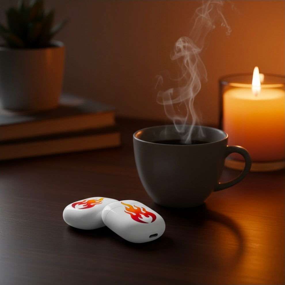 Flame Graphic AirPods Max Case — Protective Shell with Fire Design