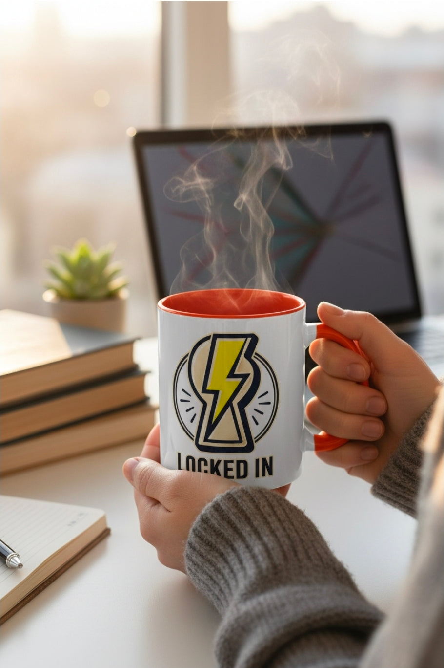 Locked In Accent Coffee Mug — 11/15 oz